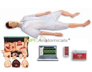 GPI/ALS1200高級綜合急救護理訓練模擬人（AED、CPR、護理、創傷四合一）