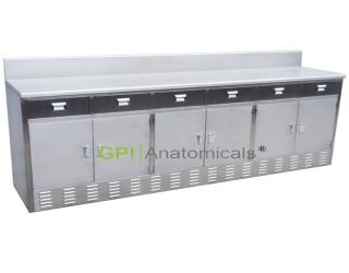 GPI/KDF-CRK69不銹鋼邊柜 帶抽風欄