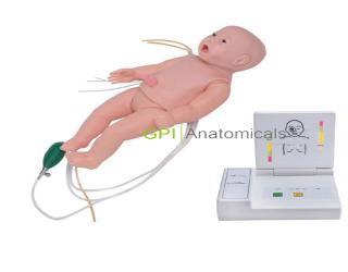 GPI/FT535全功能新生兒高級模擬人（護理、CPR、聽診、除顫起博、心電監護五合一）